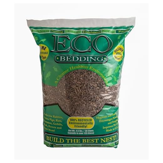 ECO BEDDING FiberCore Natural for Small Pets and All Type Birds, 4.5 lbs Bag