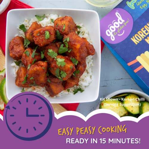 Good It's Gluten Free Set Of 5 Meal Kits (Each Kit Serves 2), Gluten Free, Dairy Free, Sesame Free & Egg Free - 100% Traceable Ingredients #TOP3