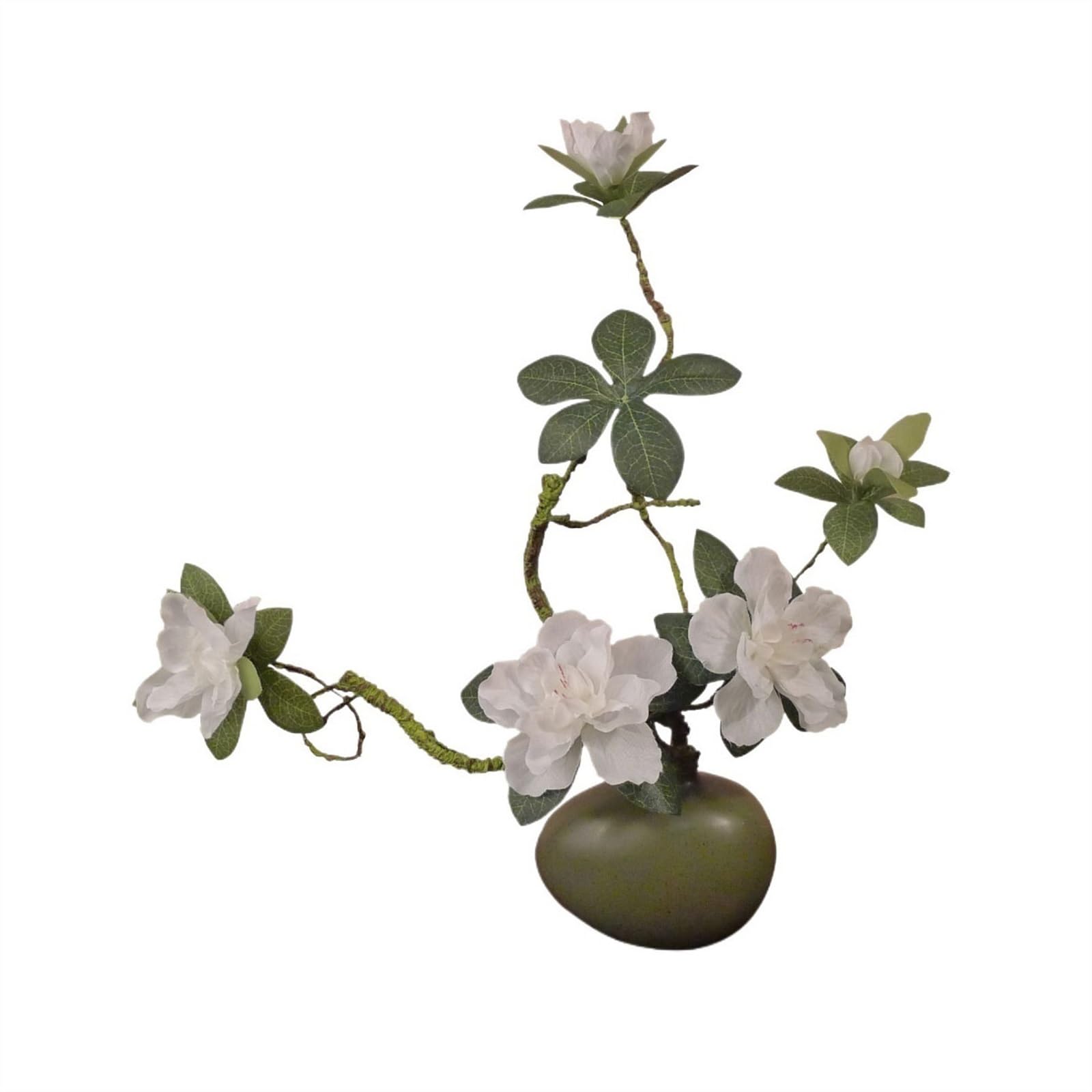 CFY652 Floral Arrangements Zen Chinese Simulation Flower Set Study Tea Room Floral Arrangement Art Artificial Flower Decoration Weddings