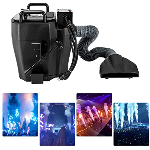 Lidhujnk Fog & Smoke Machine, 3500W Low Fog Machine Dry Ice Effect Smoke Fog Club for DJ Club Disco Stage Effecting Wedding Show Theater