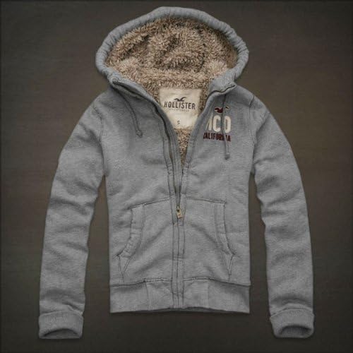 Amazon Hollister Co ホリスター メンズ パーカー アウター ジャケット グレー ボア付 並行輸入品 Xlサイズ トレーナー パーカー 通販
