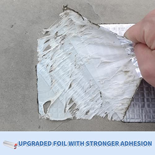 LFGUD Butyl Tape Waterproof Aluminum Butyl Rubber Tape 12in x 16.4ft, UV-Resistant Leak Proof Seal Strip Patch for RV Patch,Window and Metal Roof Flashing, Patching and Gutter Leak Repair - Thumbnail 6