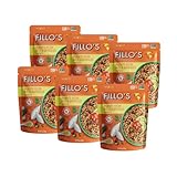 Fillo's Puerto Rican Rice And Gandules - Ready To Eat Rice With Beans, Gluten-Free, Preservative-Free, Microwavable Meals, Non-GMO, Vegan, Plant Protein, 8 oz Pk of 6