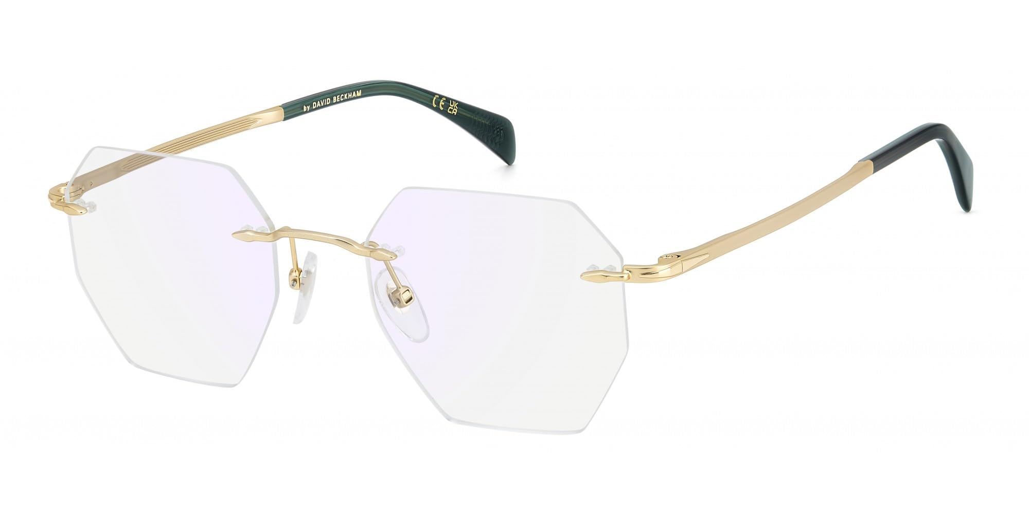 DAVID BECKHAM GAFAS Modelo: DB 1189_ C: MATTE GOLD/Eye size: 49 - Bridge size: 19 Cura della persona e salute