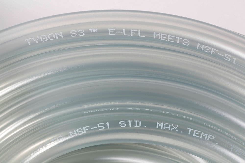 AVX42012 - Tygon S3 E-LFL Tubing - 4.8mm (3/16") ID x 8.0mm (5/16") OD - 7.5m (25ft)