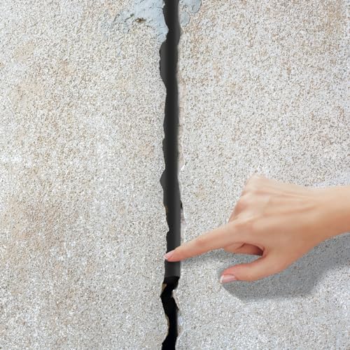 Taikula WBY-082 15Ft Backer Rod 3/4 Inch Diameter Rubber Caulk Concrete Expansion Joint Filler Black Rubber Caulk Saver Weather Stripping Concrete Filler Rope thumb #7