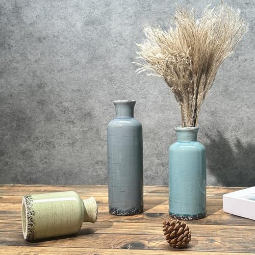 Vase en céramique ensemble décoratif idéal pour cadeau de crémaillère - 7