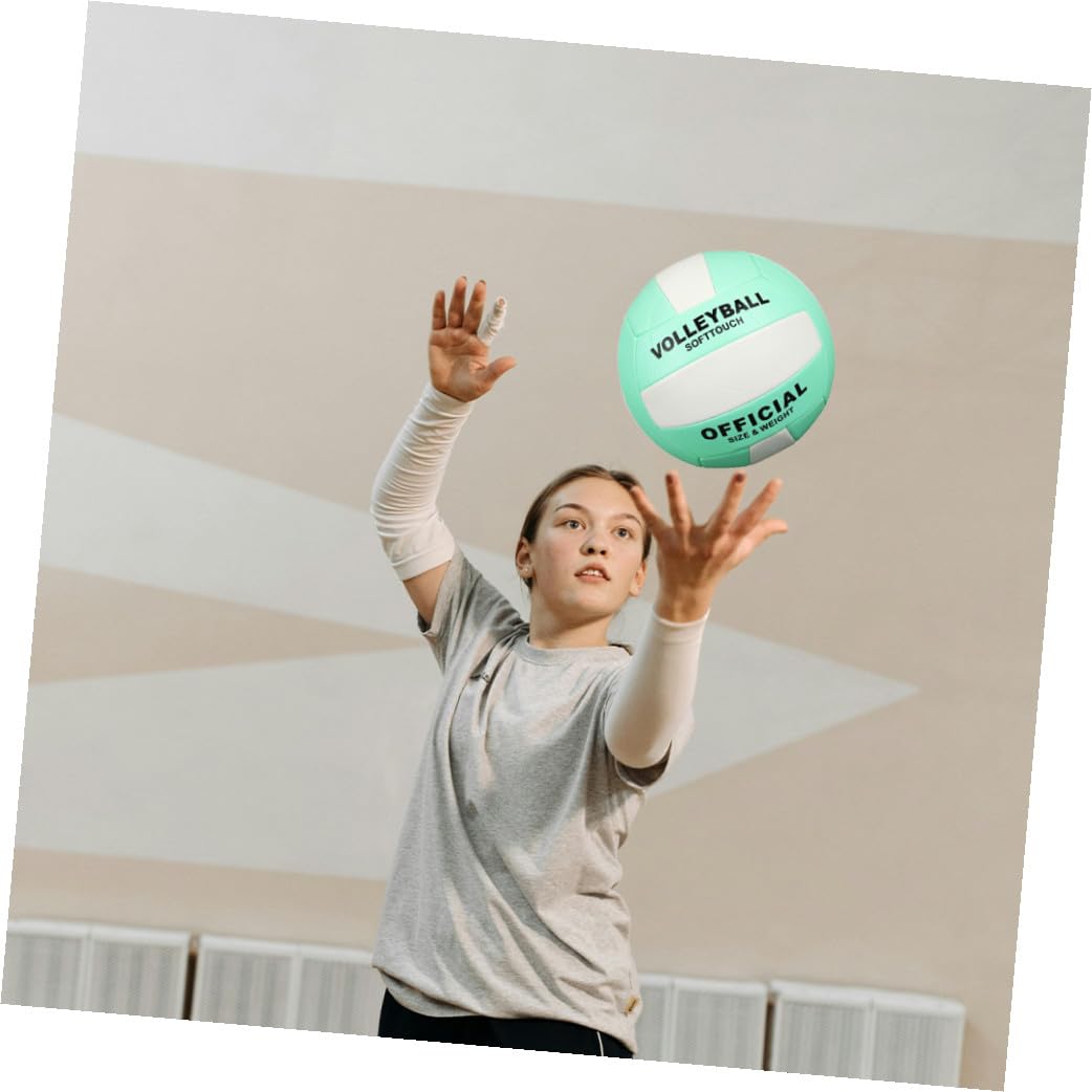 Balones de Voleibol de Interior Suaves para Entrenamiento y Competición, Tamaño 5, Material PU Alta Resistencia y Precisión, Paquete de 2 Unidades para Adultos