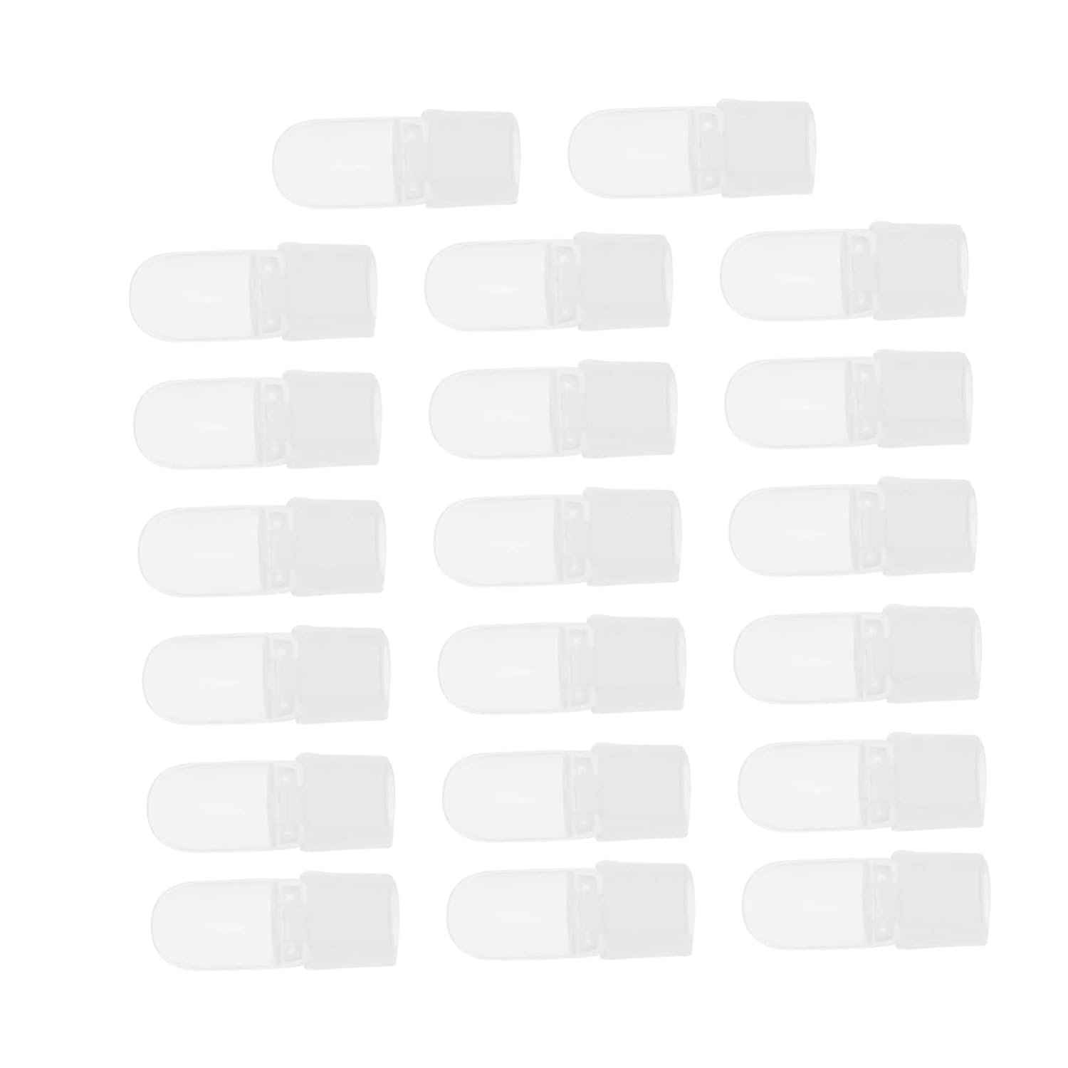 Mikinona 20pcs Nail Polish Protector Cover for Women Manicure Varnish Shield for Safe Nail Art Prevents Smearing and Sticking for Travel and Home Use