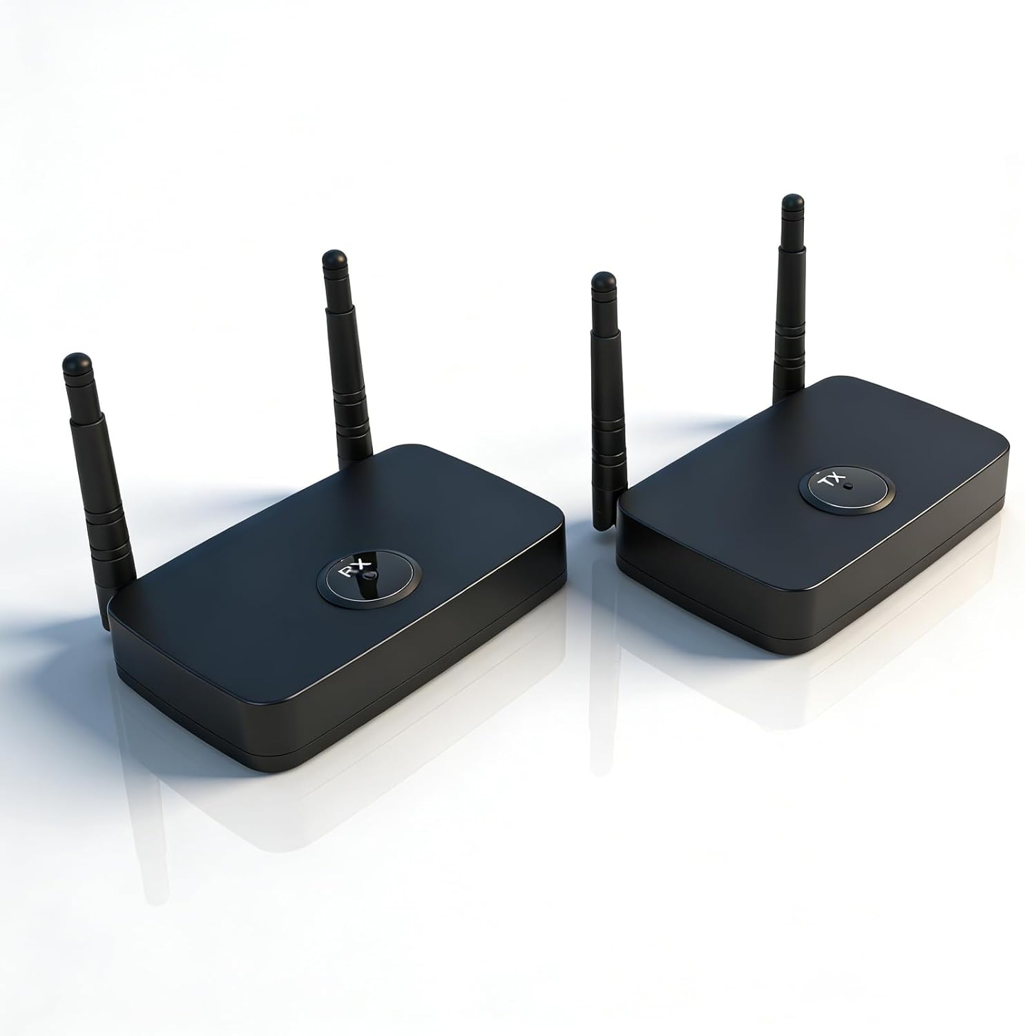 LICAEVEY Wireless HDMI Transmitter and Receiver 800M Long Range, 1080P HD Multimedia Interface & VGA Dual Output, Plug and Play for PC Laptop Projector TV (US Plug)