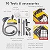 Vapamore MR-500 Vento Canister Vacuum, Professional-Grade Vacuum System with Turbo Pet Brush, Adjustable Suction, Extended Reach and 26 Power Cord