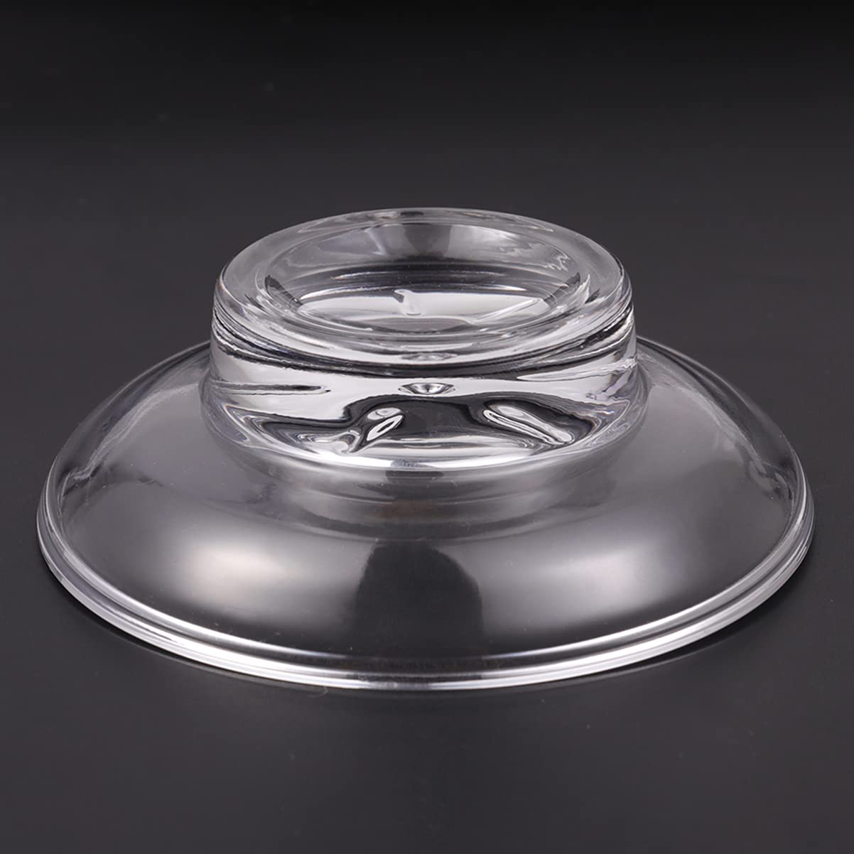 HEMOTON Transparent Soap Box 4.33 Inch Round Bathroom Soap Container with Anti-Slip Drainage Tray for Shower Home Outdoor Travel Storage - Image 3