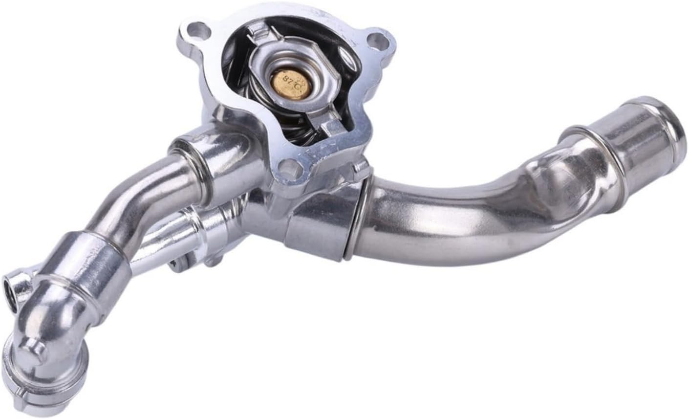 Aluminum Engine Coolant Thermostat Housing Assembly Replacement for 2018-2024 Jeep Wrangler 2.0L Turbo Replaces # 05048424AD, 5048424AD, 5048424AC
