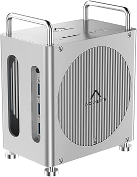 8 in 1 Mac Mini M4 Workstation Thunderbolt 4, 2x Nvme SSD, 3x USB 3.2, SD/TF Card, 2x DP 4K, Güç Düğmesi, 30W PD, Type-C, Dock & SSD Kutusu (TB1201)