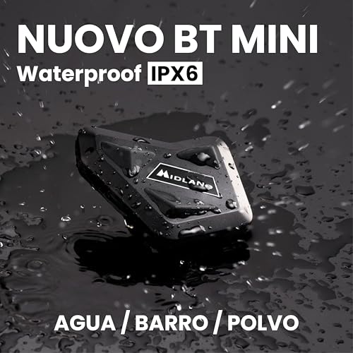Intercomunicador casco moto pareja con bluetooth alcance 500m waterproof 6