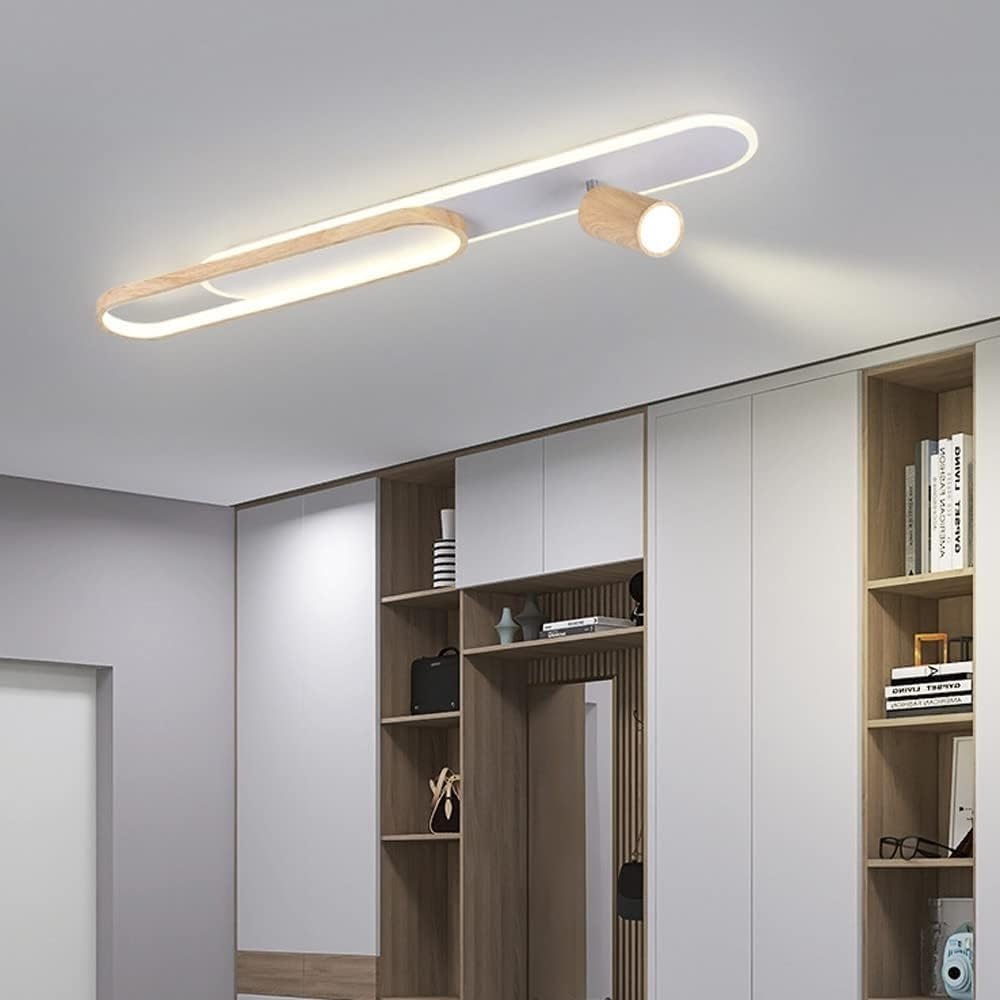 Nowoczesne lampy sufitowe, regulowane oświetlenie sufitowe LED, półwpuszczane, kierunkowe reflektory do sypialni, salonu, galerii biurowej