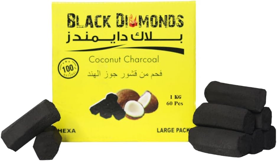 Charcoal Hexagon 1KG