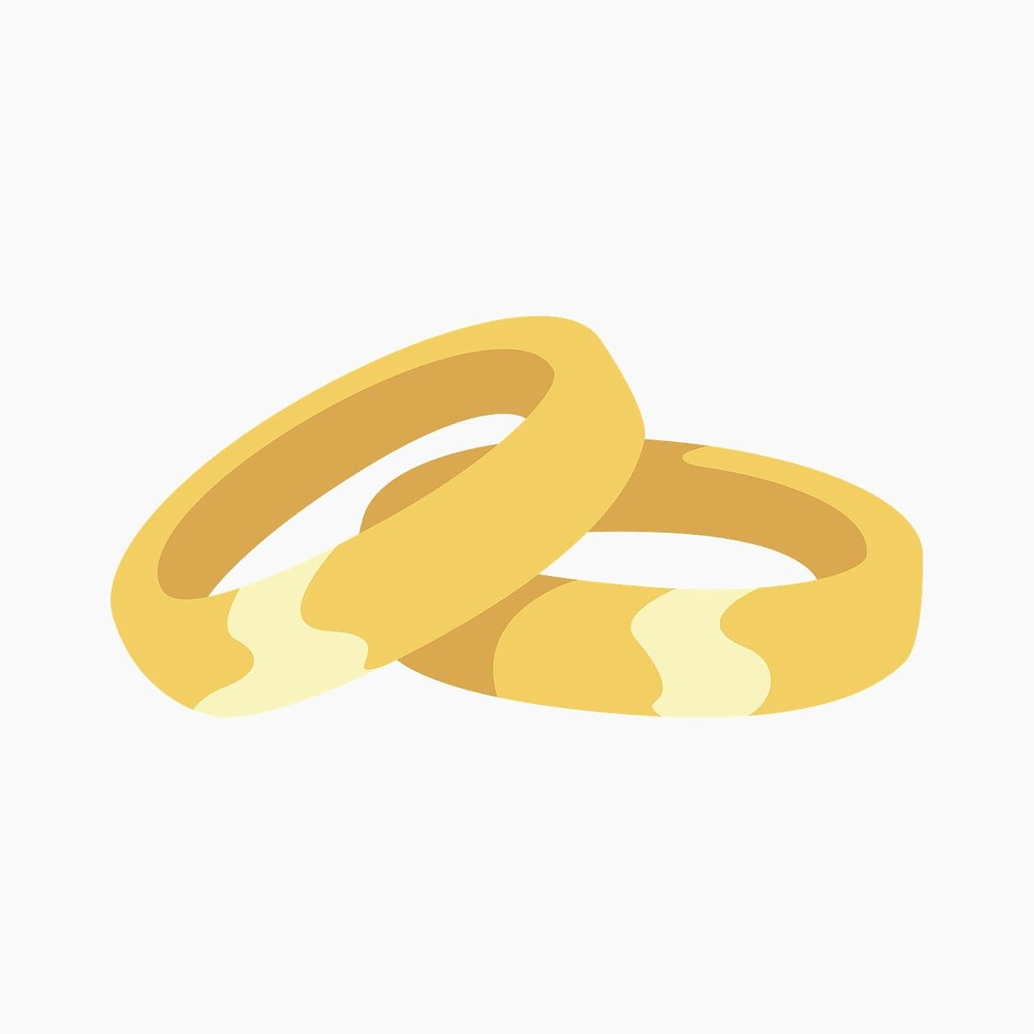 CafePress Wedding Rings Magnets 2.25" Round Magnet (10 pack)