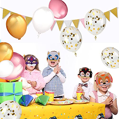 12 Packs Hedgehog Felt Masks Party Favors For Kid - Hedgehog Themed Party Supplies Birthday Cosplay Mask Photo Booth Prop Cartoon Character Cosplay Birthday Gift For Children Boys Girls #TOP3