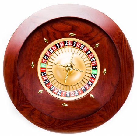19.5 in. Casino Grade Deluxe Wooden Roulette Wheel