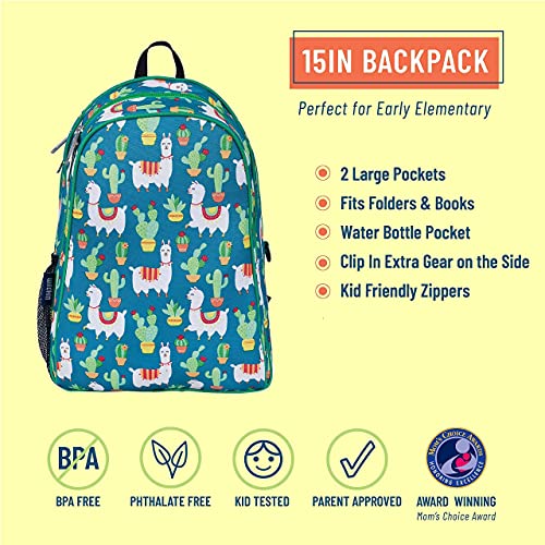 Wildkin Llama and Cactus Kids Backpack Bundle #TOP21