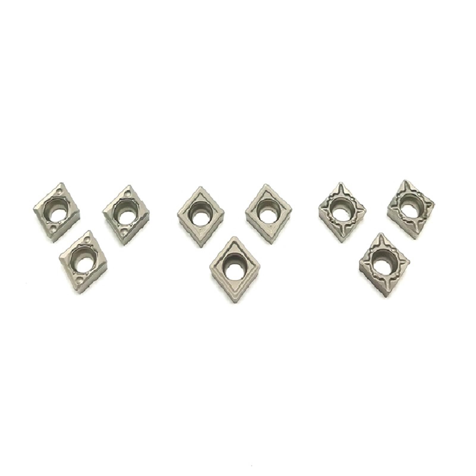 10 Uds Cermet Inserto Herramienta De Torneado Interno Mecanizado Acero Herramientas Torno Metal Acabado CNC Herramienta de Torno(CCMT09T304-MTCT3000)