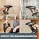 WORX WX390 SDS-Plus Bohrhammer – 20V Bohrmaschine mit pneumatischem Schlagwerk zum Schrauben, Bohren und Hämmern ohne Akku, Ladegerät und Tragekoffer