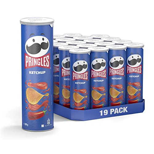 Pringles Ketchup | Chips mit Ketchup Geschmack | 19er Vorratspackung (19 x 185g) Cover