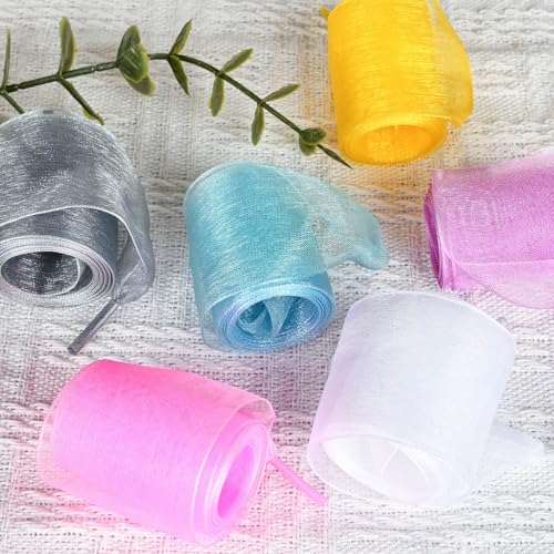 Booyckiy Ribbon Shoe Laces for Women, 4cm Wide Fashion Sheer Tulle Shoelaces for Sneakers4