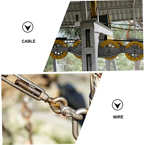 Cabilock Tensor para Cables con Ojales de Acero Inoxidable Ajustable para Gestión de Cable y Tensores Marinos Plateado miniatura 6