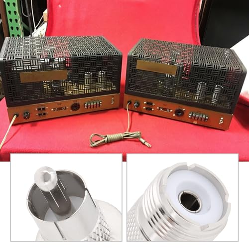 OTOTEC Adaptador Coaxial UHF SO239 Hembra a RCA Macho 2Pcs miniatura 4