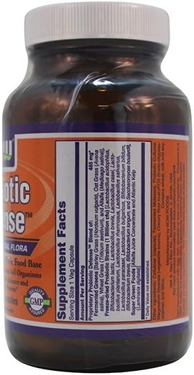 NOW Foods: Probiotics Defense Healthy Intestinal Flora, 90 vcaps (2 Pack)
