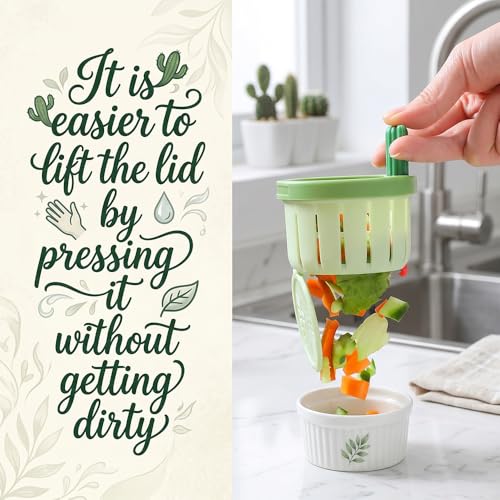 Colador Cactus para Fregadero de Cocina con Drenaje Automático miniatura 2