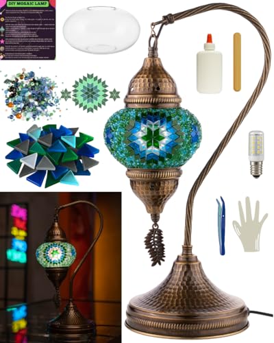 DEMMEX DIY Turkish Mosaic Lamp Making Kit – No Grout