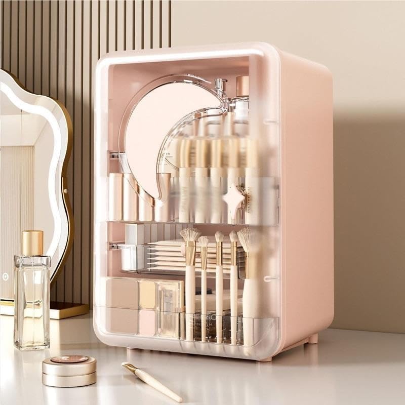 Luxury Desktop Cosmetic Storage Cabinet image 2