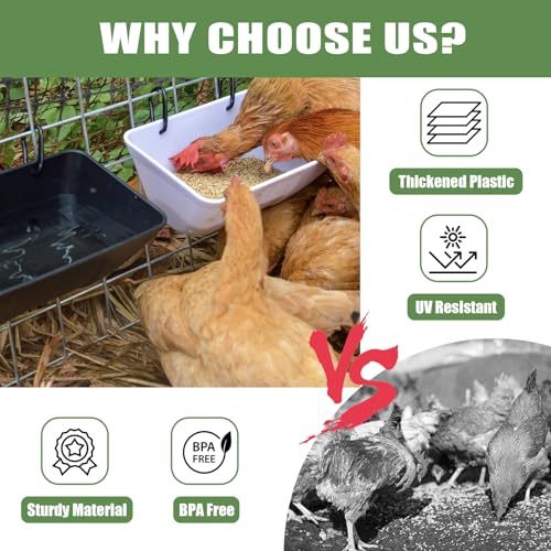 MIVERYEA 1 pacote com bebedouro e bebedouro branco