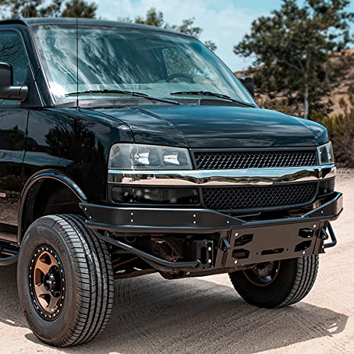 Dna Motoring Bl-Cegs03-Sm-Cl1 Pair Of Oe Style Front Bumper Parking/Turn Signal Lights Compatible With 03-14 Express Savana 1500/03-23 Express Savana 2500 3500, Smoked/Clear #TOP5