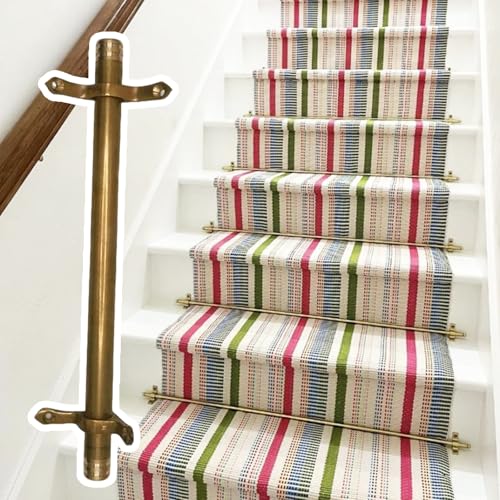 �J�[�y�b�g�����i�[���b�h�Z�b�g �K�i�J�[�y�b�g�����i�[�p�������b�h�A�ؐ��X�e�b�v�p�̃J�X�^�}�C�Y���ꂽ�K�i�Ǐ󃍃b�h�t���b�g�}�E���g�A�K�i�J�[�y�b�g���Œ肷�邽�߂̊K�i�~���z���_�[�o�[(16 pack,32in/81cm)