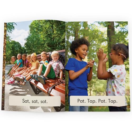 Image of Junior Learning: Real World - Phase 2 - Non-Fiction Hi-Lo Decodables, 6 Books, Letter Sounds, Week-By-Week Rainbow Phonics, Kids Reading Development