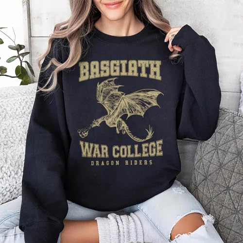 Basgiath War College Sweatshirt, Fourth Wing Book Dragon Rider Rebecca Sweater, Bookish Sweatshirt2