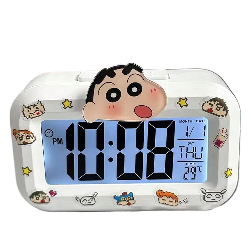 クレヨンしんちゃん 置時計 音声機能付き Amazon.co.jp: 目覚まし時計 クレヨンしんちゃん 置き時計