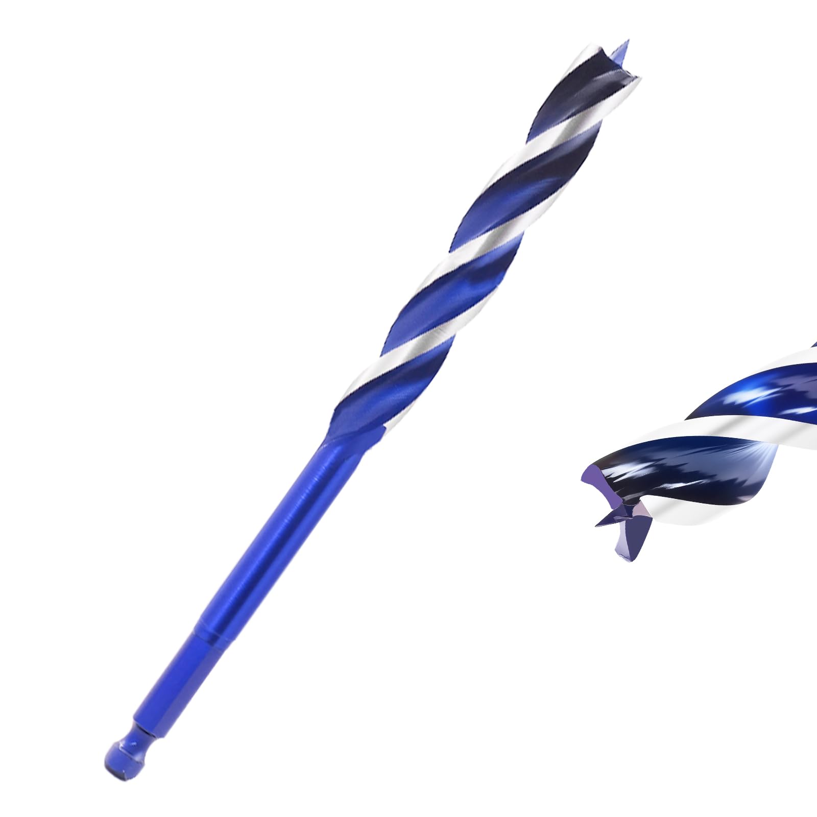 Wood Drill Bits, 10mm x 155mm Long Drill Bit for Wood Carbon Steel Quick Change Hex Shank Wood Drill Bit for Woodworking, Softwood and Plastic