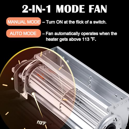 Ventilateur de cheminée sans ventilation GFB100 Pleasant Hearth