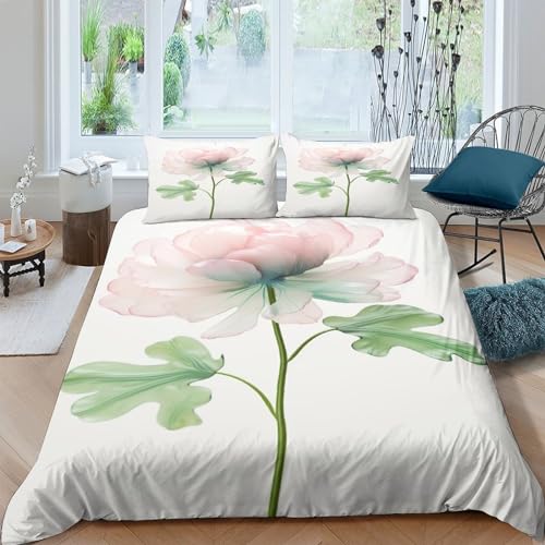 Housse de couette 200x200 cm pour lit double cocooning en microfibre