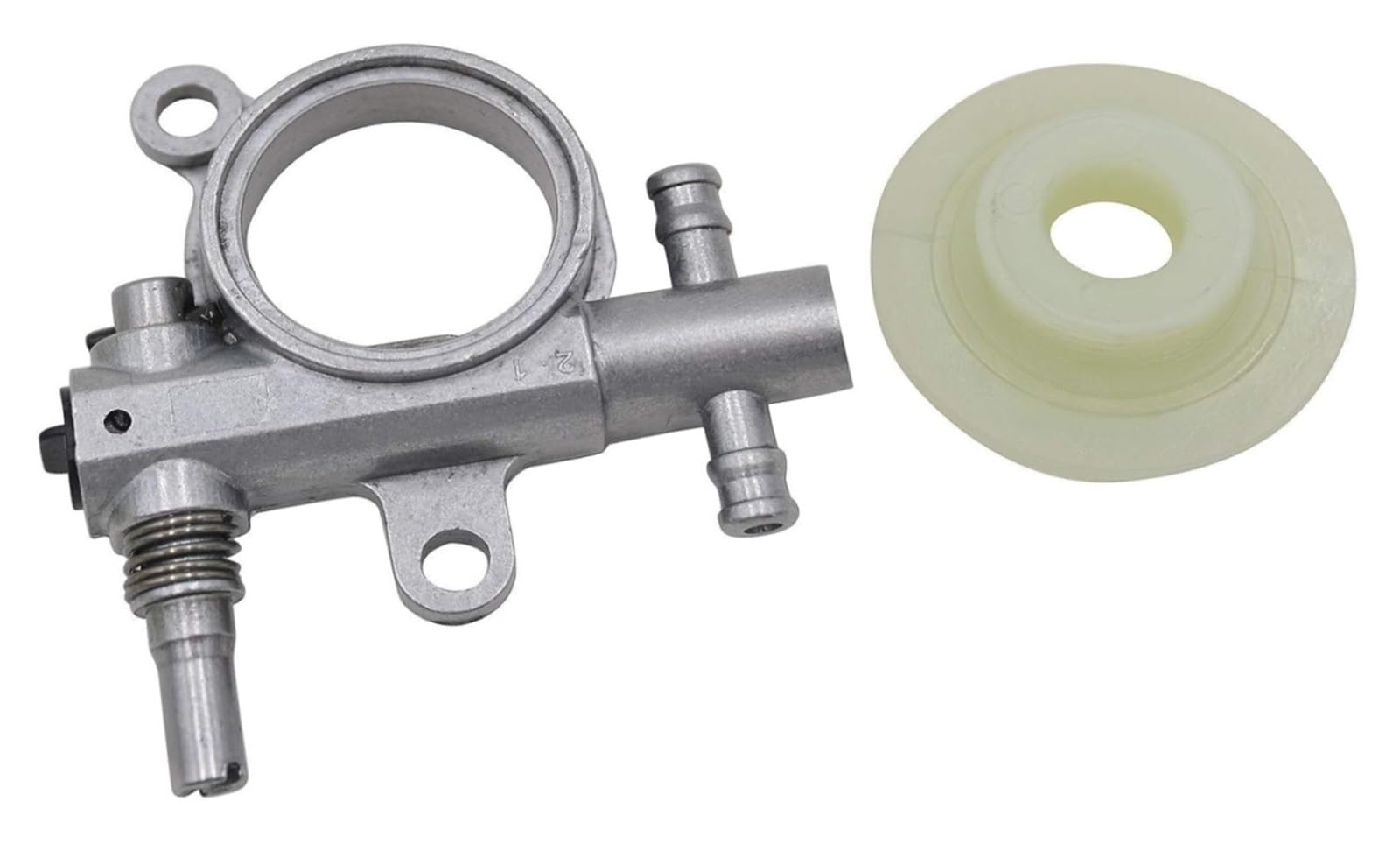 Chainsaw Pump with Worm Drive Gear Replacement Parts for 25CC 38CC Chain Saw 2500 3800 Models