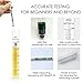 Triple Scale Alcohol Hydrometer(2 pcs)and Test Jar for Home Brew, Wine, Beer, Mead, Cider & Kombucha - Combo Set of 250ml Plastic Cylinder, Cleaning Brush, Storage Bag - ABV, Brix and Gravity Test Kit