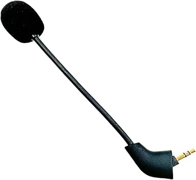 Replacement Microphone 3.5mm Boom Compatible with Kingston HyperX Cloud II, II Gaming Headsets Mic for PS4 PS5 Switch Mac PC