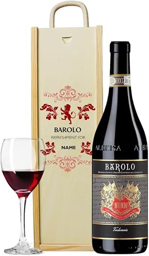 Tenuta Cucco Personalised Barolo, 75cl Bottle in Engraved Wooden Presentation Box