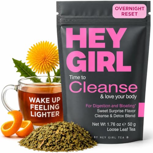 Detox Tea for Bloated Belly & Digestion | Loose Leaf Herbal Tea | Body and Colon Cleanse with Milk...
