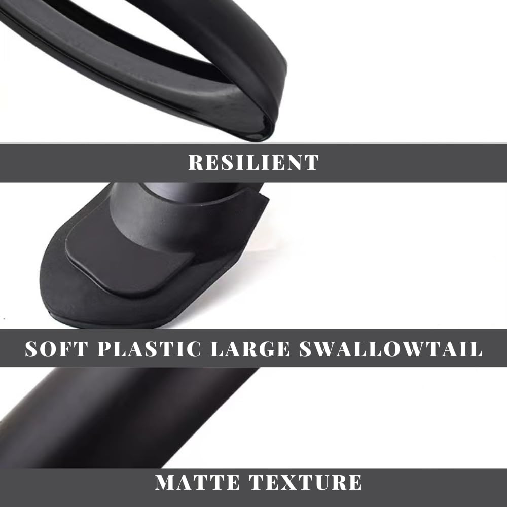 ZSYALY Fahrrad-Schutzblech-Set, 700c x 45 mm, passend für Reifen bis zu 40 mm, Schwarz